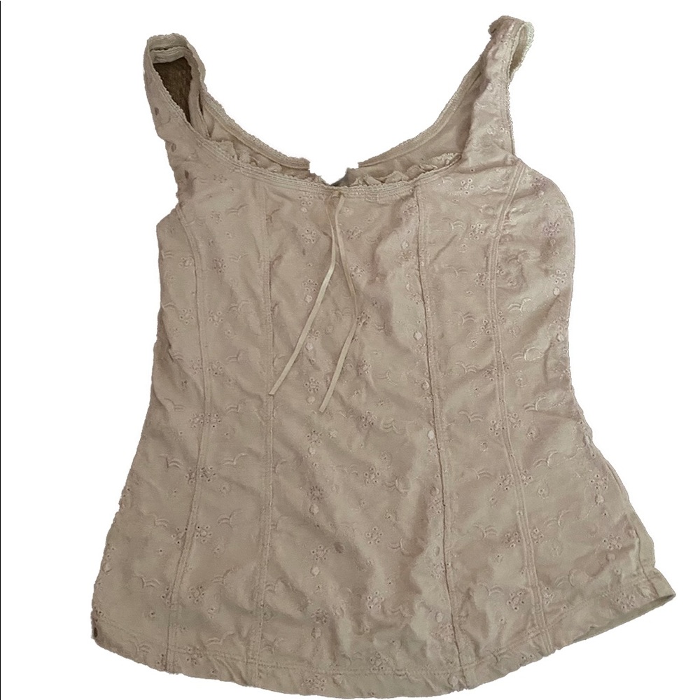 Corset like tank top